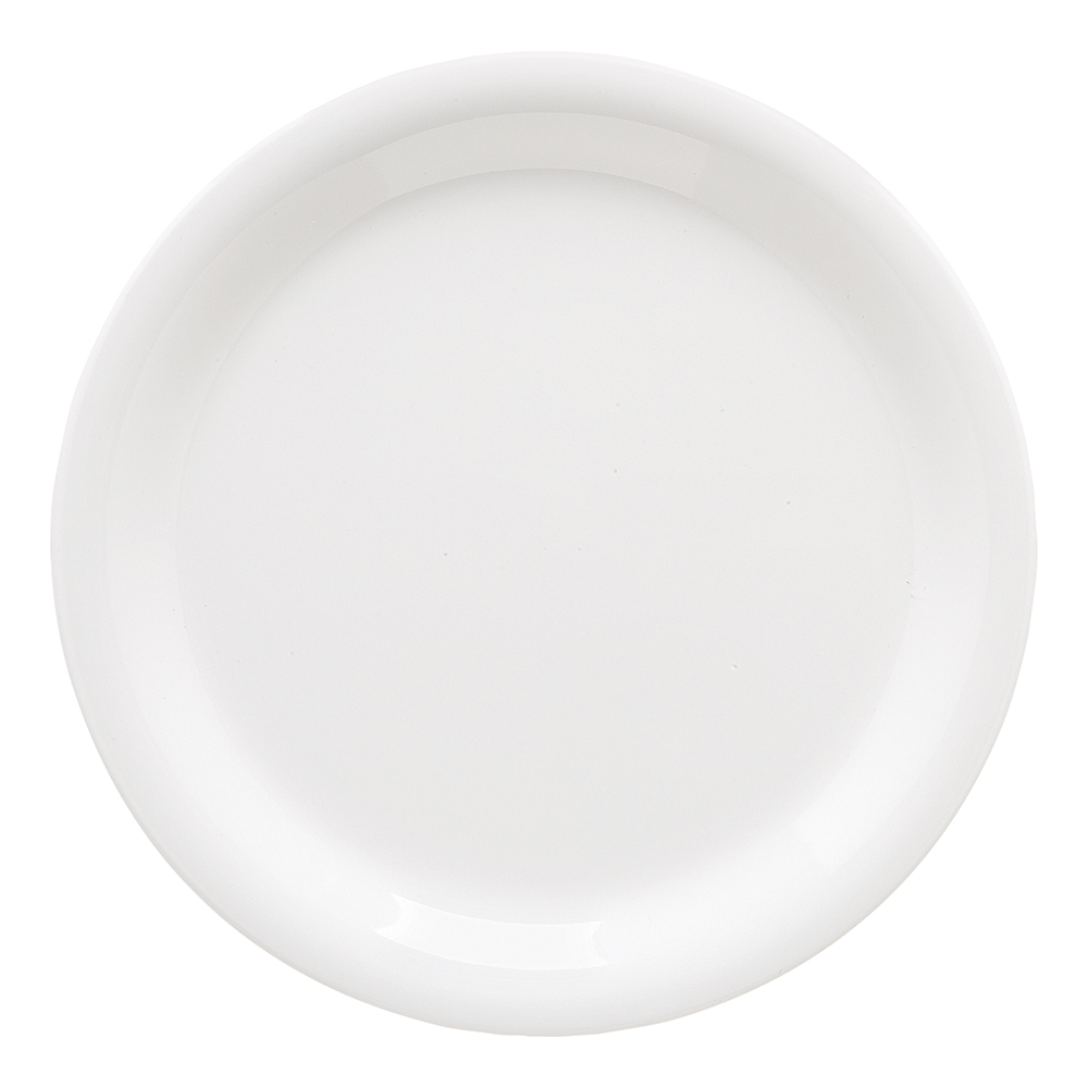 PLATE 9"DIA DIAMOND WHITE (2)