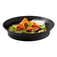 G.E.T. Enterprises RB-880-BK Round Basket, Black, Plastic -
10-1/2" *Discontinued*