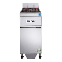 Vulcan 1ER85AF ER Series Twin Fryer w/ KleenScreen Plus
Filtration System, Electric, Stainless Steel- 85 lb capacity
per vat, 208V