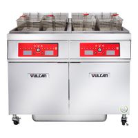 Vulcan 2ER85AF ER Series Twin Fryer w/ KleenScreen Plus
Filtration System, Electric, Stainless Steel- 85 lb capacity
per vat, 208V
