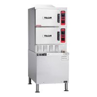 Vulcan/Wolf C24GA10 Convection Steamer, Gas, 10 Pan,
Stainless Steel - 24" x 35-3/8" x 72"