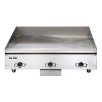 Vulcan HEG24E Heavy Duty Electric Griddle, Stainless Steel-
24", 208, 240, 480V