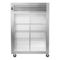 Traulsen RHT232WUTFS 2 Section Reach in Full Length Sliding
Glass Door Refrigerator, Stainless Steel - 58" x 83-1/4" x
33"