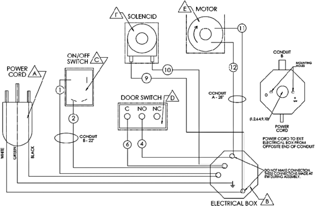 POWER CORD FOR HCBSPC1HEG48E+