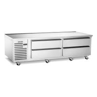 Traulsen TE048HT TE Series Refrigerated Chef Base, 2-Drawer,
Stainless Steel - 48" x 34-1/8" x 26"