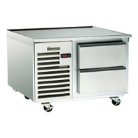 Traulsen TE048HT TE Series Refrigerated Chef Base, 2-Drawer,
Stainless Steel - 48" x 34-1/8" x 26"