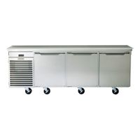 Traulsen TU100HT Spec-Line Undercounter Refrigerator,
Reach-In, 3-Section, Stainless Steel - 100" x 34" x 34"