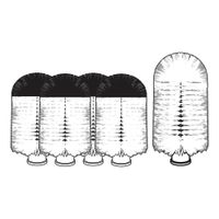 Hamilton Beach 97040 Universal Glass Washers Replacement
Brushes, Black/White - 5 pc