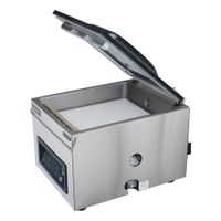 Hamilton Beach HVC406 PrimaVac Electric Countertop Vacuum
Packaging Machine, Stainless Steel - 20-1/8" x 16-6/7" x
5-1/5"; 120V