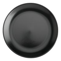 Hall China 303080AFCA Foundry Coupe Plate, Black, Ceramic -
9-5/8"