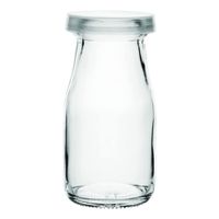 Hospitality Brands HG90122-024 Mini Lidded Bottle, Lid
Included, Glass - 3-3/4 oz