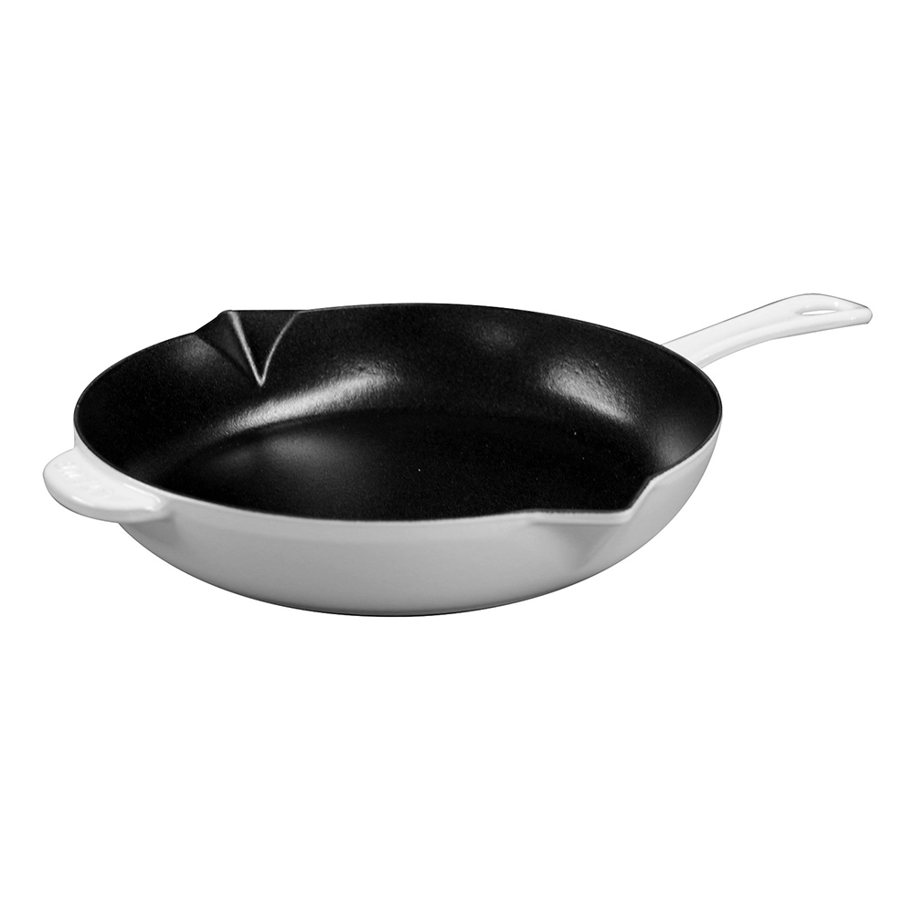 STAUB FRY PAN 10" WHT *SA*