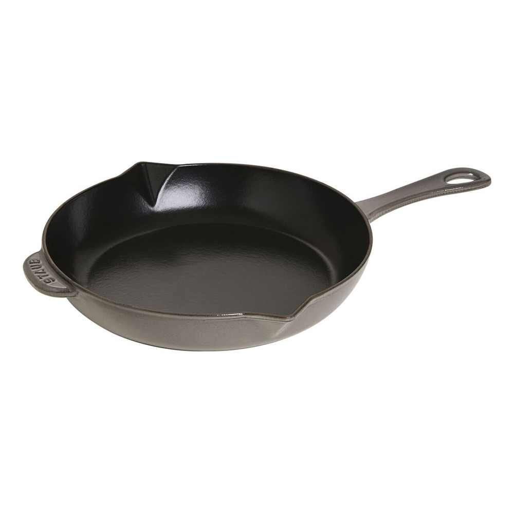 10" FRY PAN W/SPT BLACK *SA*