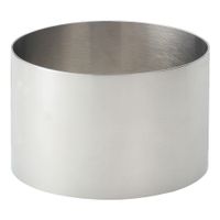 HIC 93212 Food Ring Mold, 18/8 Stainless Steel - 3-1/2"