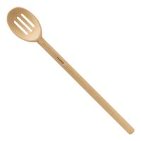 HIC 2412 Slotted Wooden Spoon - 11-1/2"