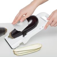 HIC BN120 Benriner Jumbo Mandolin Slicer, White, Plastic/Stainless