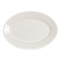 Homer Laughlin China HL15600 Rolled Edge Oval Platter,
White, China - 12-1/2" x 8-3/4"