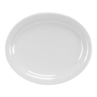 Homer Laughlin China 25900 Narrow Rim Oval Platter, Ivory,
China - 9-3/4"