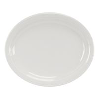 Homer Laughlin China 26000 Narrow Rim Oval Platter, Ivory,
China - 11-3/8"