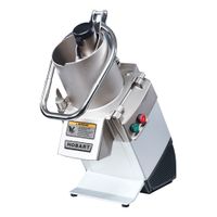 Hobart FP250-1 Food Processor, Unit Only, Angled Continuous
Feed, Full-Size Hopper, Stainless Steel/Aluminum - 17 lb/min