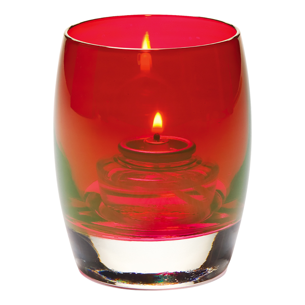 VOTIVE 3 3/4" H RUBY