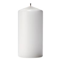Hollowick P3X6W12 Select Wax Pillar Candle, White - 6" x 3"