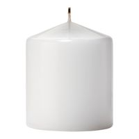 Hollowick P3X3W12 Select Wax Pillar Candle, White - 3" x 3"