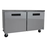 Hoshizaki CRMR60 Commercial Series Undercounter
Refrigerator, Stainless Steel, 2 Door - 17-1/2 cu ft