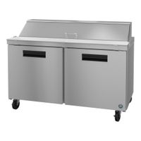 Hoshizaki SR60B-16 Steelheart Sandwich Top Refrigerator, 2
Section/16 Pans, Stainless Steel - 60"