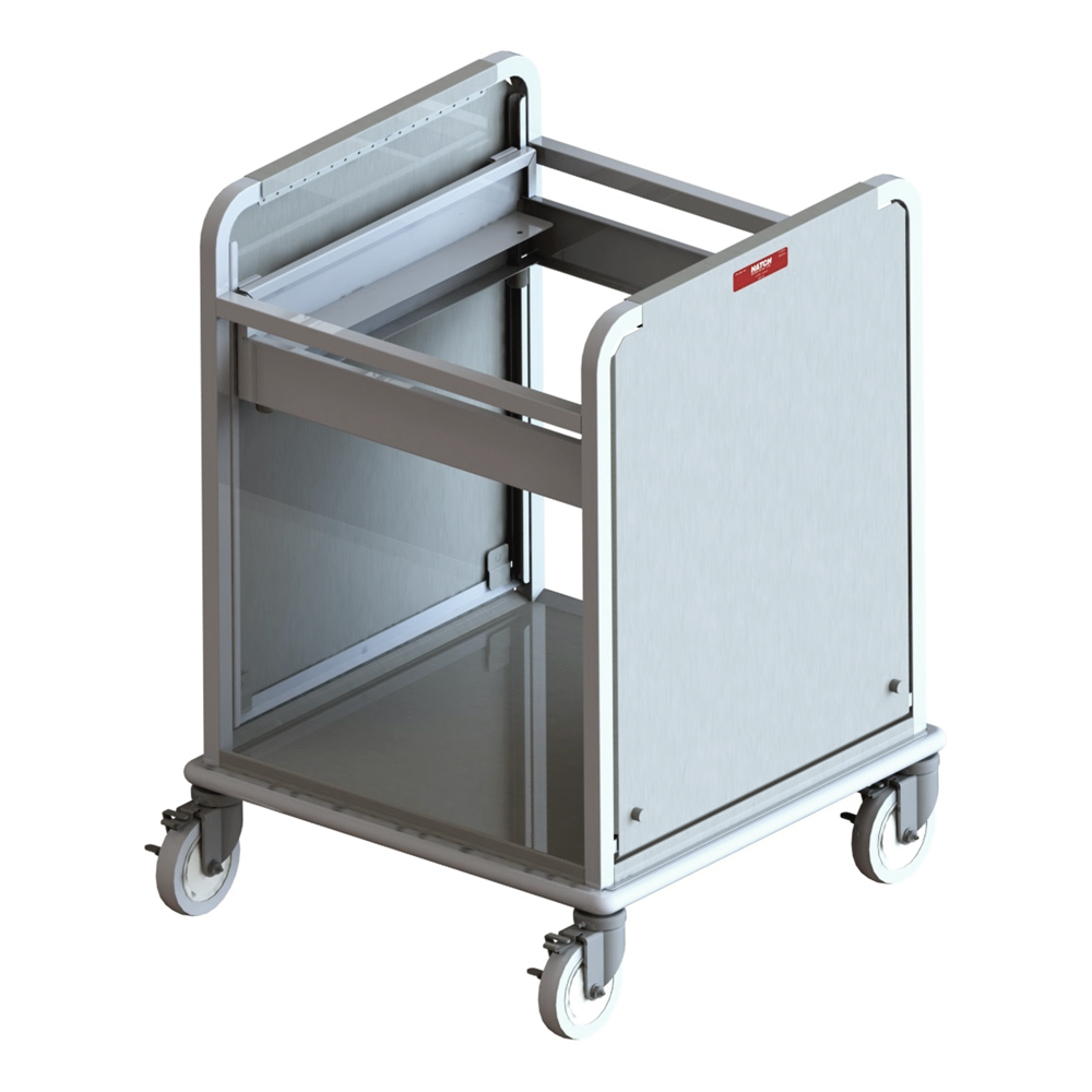Hatch TRD-M-2020 Mobile Tray and Rack Dispenser, Stainless Steel - For ...