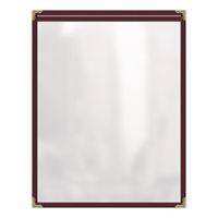Risch TES 8.5X11 DS #04 Single Pocket 2-View Menu Cover,
Matte Vinyl - 8-1/2" x 11"