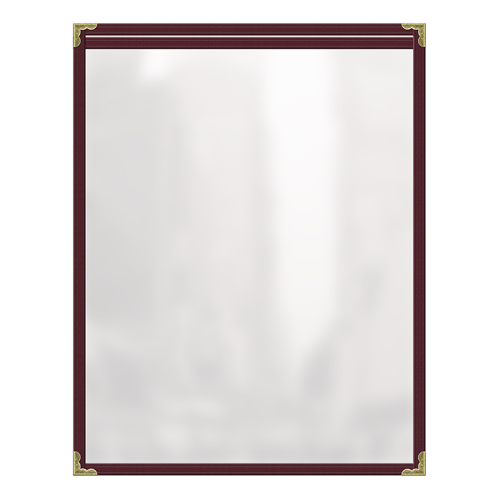 8.5"X11" SINGLE MENU 2 VIEW