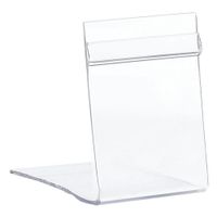 93898 Easel Sign Holder, Clear, Plastic - 2" x 2"