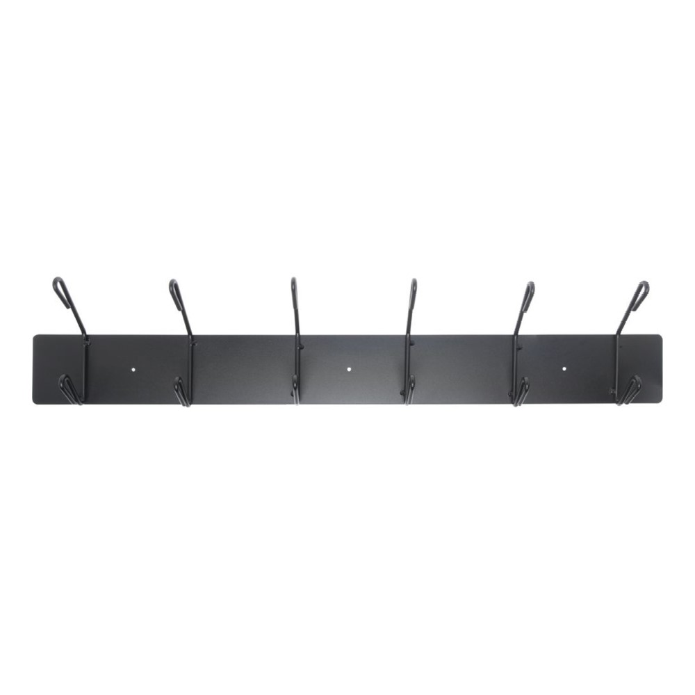 COAT RACK 36" X 7"H BLACK