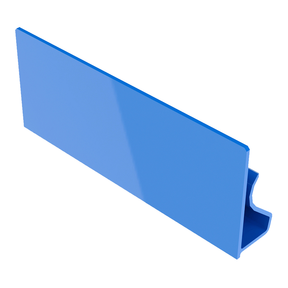 3 1/2" BIN MARKER, BLUE