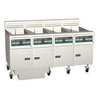 Pitco SE18S-4FD Solstice Electric Fryer, 4 Tank, Stainless
Steel - 38-3/8" x 19-5/8" x 49-7/8"
