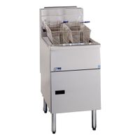 Pitco SG18-S NG Solstice Heavy Duty Fryer, Natural Gas,
Stainless Steel - 70-90 lb