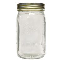 67000 Ball Wide Mouth Canning Jar w/ Lids & Bands, Glass -
32 oz