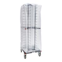 JackStack JS901PC Mobile Dish Rack Cover, Plastic - 28" x
28" x 63"