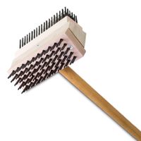 Jayhawk Sales DBB-42 Double Broiler Brush, Wood/Metal - 42"