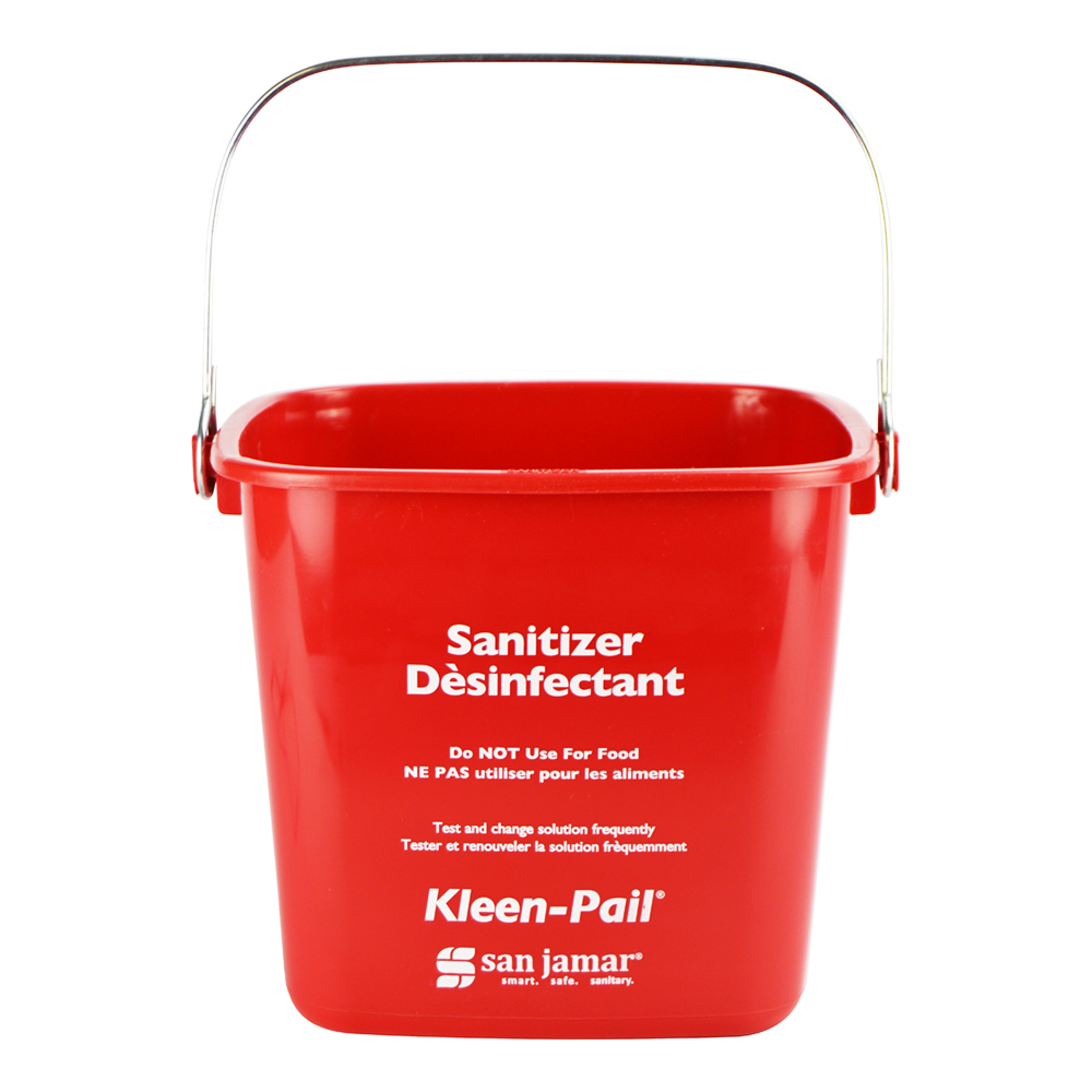 6qt SANITIZE PAIL RED (12)