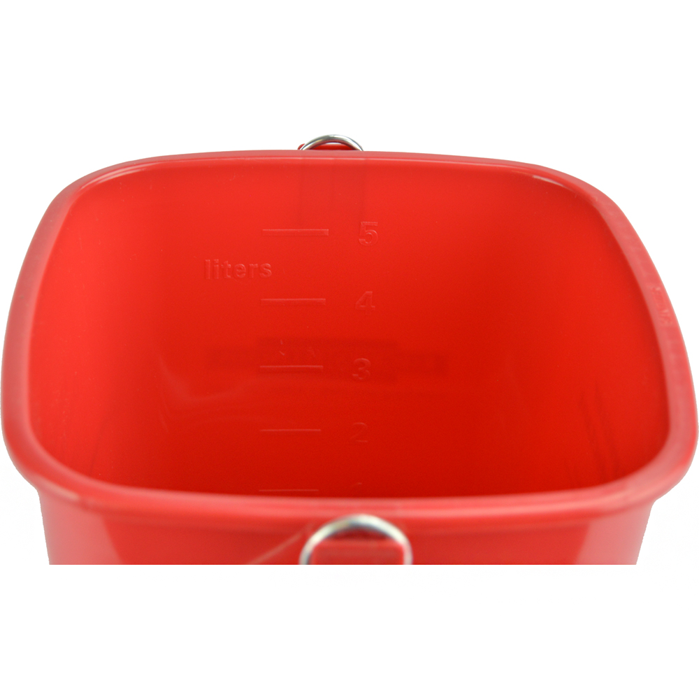 6qt SANITIZE PAIL RED (12)
