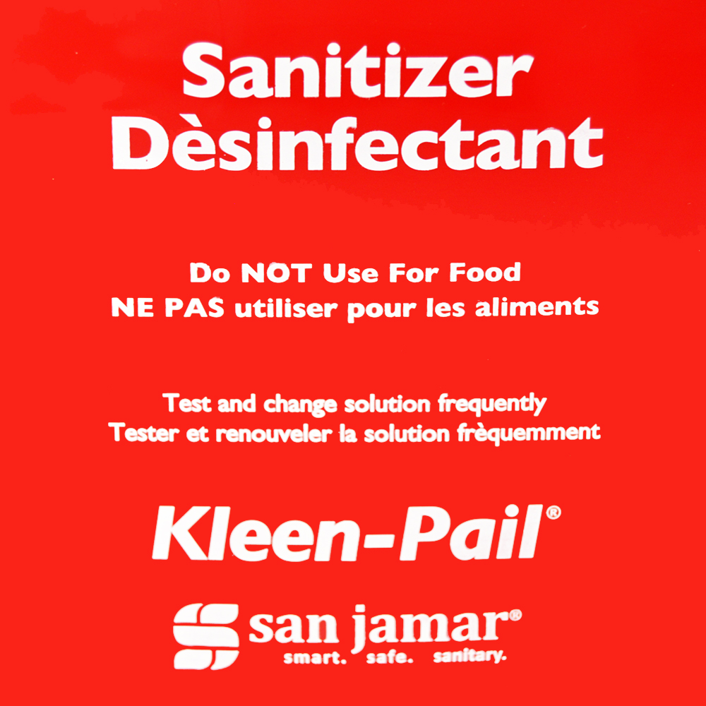 6qt SANITIZE PAIL RED (12)