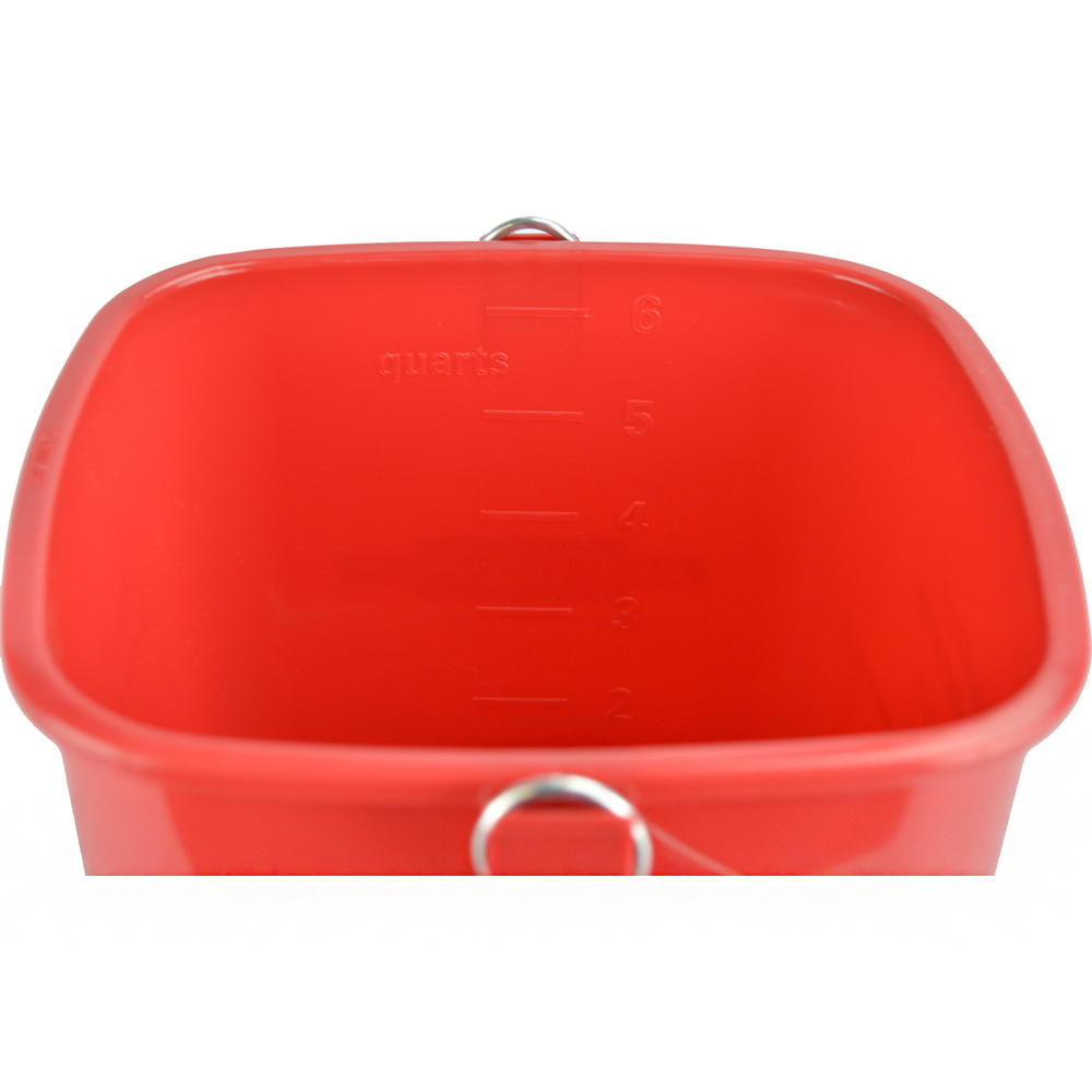 6qt SANITIZE PAIL RED (12)