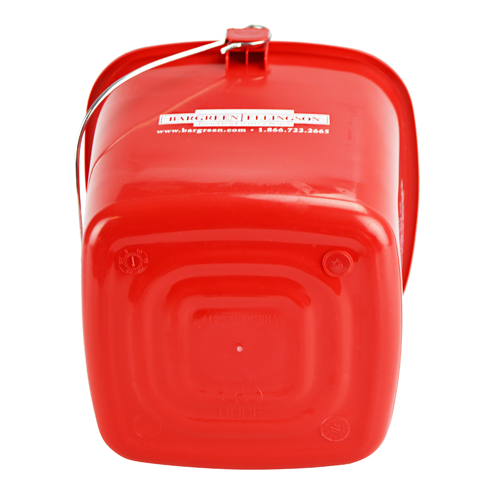 6qt SANITIZE PAIL RED (12)