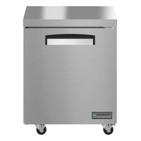 Economy Series Undercounter Refrigerator, 1-Section,
Stainless Steel - 27"; 6.33 cu ft