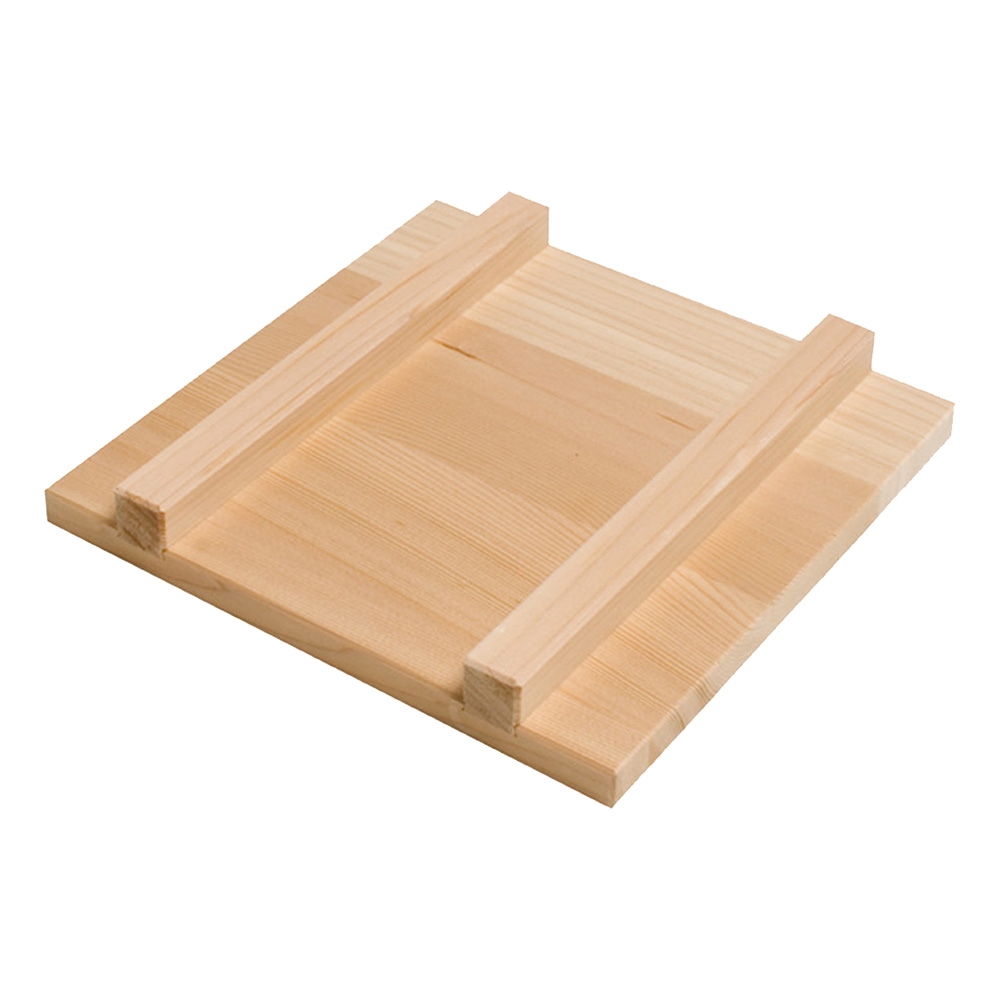 WOODEN LID 9.45" SQUARE  (1)