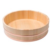 Korin TK-602-01-72 Hangiri Rice Mixing Tub, Wood - 43 cups