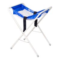 Koala Kare KB115-99 Infant Seat Kradle, Blue/White, Steel,
Mesh Sling - 21" x 25-1/2" x 30"