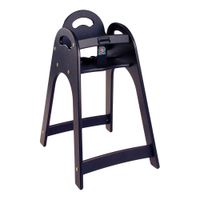 Koala Kare KB105-02 Stackable High-Chair, Black, Plastic -
16-3/4" x 29" x 22-1/4"